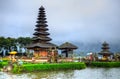 Pura Ulun Danu Bratan, Hindu temple on Bratan lake, Bali, Indonesia Royalty Free Stock Photo