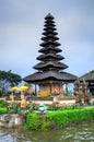 Pura Ulun Danu Bratan, Hindu temple on Bratan lake, Bali, Indonesia Royalty Free Stock Photo