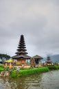 Pura Ulun Danu Bratan, Hindu temple on Bratan lake, Bali, Indonesia Royalty Free Stock Photo