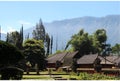 Pura Ulun Danu Bratan Neighborhood, Hindu Temple, Bali, Indonesia - 23 June 2012. Royalty Free Stock Photo