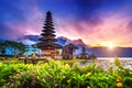 Pura ulun danu bratan temple in Bali. Royalty Free Stock Photo