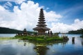 Pura Ulun Danu Bratan temple in Bali island. Beratan lake, Bali, Indonesia Royalty Free Stock Photo