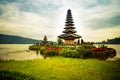 Pura Ulun Danu Bratan temple. Balinese landmark. Bratan lake, Bali, Indonesia Royalty Free Stock Photo