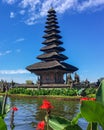 Pura Ulun Danu Bratan temple on a lake Beratan. Bali ,Indonesia Royalty Free Stock Photo