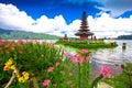 Pura Ulun Danu temple on a lake Beratan. Bali ,Indonesia Royalty Free Stock Photo