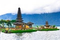 Pura Ulun Danu temple on a lake Beratan. Bali ,Indonesia Royalty Free Stock Photo