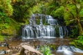 Purakaunui Falls at the Catlins region of New Zealand Royalty Free Stock Photo