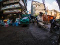 Purani delhi street and market or shops chandni chowk