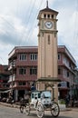 Purcell Tower in Myanmar Royalty Free Stock Photo