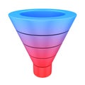 Purchase funnel Royalty Free Stock Photo