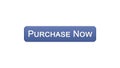 Purchase now web interface button violet color, online shopping, marketing