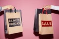 Purchases on sale Royalty Free Stock Photo