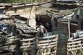 Pure Argentine poverty in La Cava slum Royalty Free Stock Photo