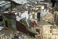 Pure Argentine poverty in slum in Buenos Aires