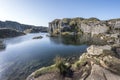 Pure blue sky over Foggintor Quarry