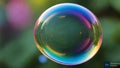 Pure bubble background generate ai Royalty Free Stock Photo