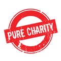 Pure Charity rubber stamp