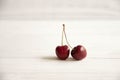 Pure cherry berry Royalty Free Stock Photo