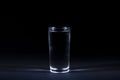 Pure cold drinking water Glass Royalty Free Stock Photo
