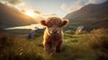 Pure Cuteness: An Adorable Highland Calf Steals Hearts