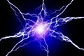 Pure Energy and Electricity Symbolizing Power Royalty Free Stock Photo