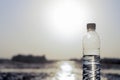 pure fresh drinking water in clear bottle Royalty Free Stock Photo