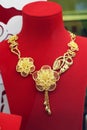 The pure gold jewelry Royalty Free Stock Photo