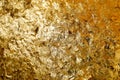 pure gold leaf texture for pattern and background