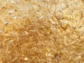 it is pure gold leaf texture for pattern and background Royalty Free Stock Photo