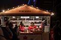 `Pure Maple` stall at the Winter Market on the Southbank in London