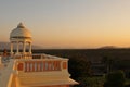 Sunrise-Meditation with panoramic view at Balaram heritage hotel