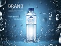 Pure mineral water ad Royalty Free Stock Photo