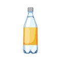 pure mineral water bottle cartoon vector illustration