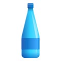 Pure mineral water icon, cartoon style