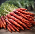Pure red carrots