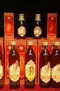 Pure red ginseng and honey in glass bottes