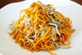 Shanghai local cold dishes - - Cordyceps mixed with tripe silk.