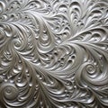 Pure Silver Textured Picture With Irregular And Faint Patterns