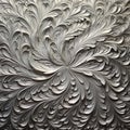 Pure Silver Textured Picture With Irregular And Faint Patterns