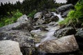 Pure torrent in the mountains Royalty Free Stock Photo