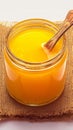 Pure Tup or Desi Ghee traditional clarified liquid butter.