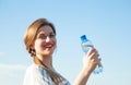 Pure water for healthy and active lifestyle! Royalty Free Stock Photo