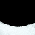 Pure white snow. Royalty Free Stock Photo