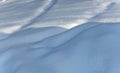 pure white untouched snow shapes - background for your concept Royalty Free Stock Photo