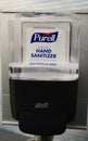 Purell hand sanitizer available at the restaurant in Manhattan amid Coronavirus pandemic