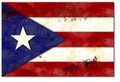 Pureto rico flag Rusted Vintage Metal Montego Bay Royalty Free Stock Photo