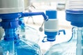 Purified filtration water bottle mechanical pump reusable
