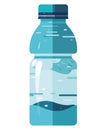 Purified water bottle Royalty Free Stock Photo