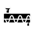 Purifier equipment glyph icon vector symbol illustration