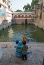 Purifying In the Nizamuddin Dargah, Delhi, India